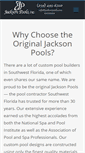 Mobile Screenshot of jacksonpools.com
